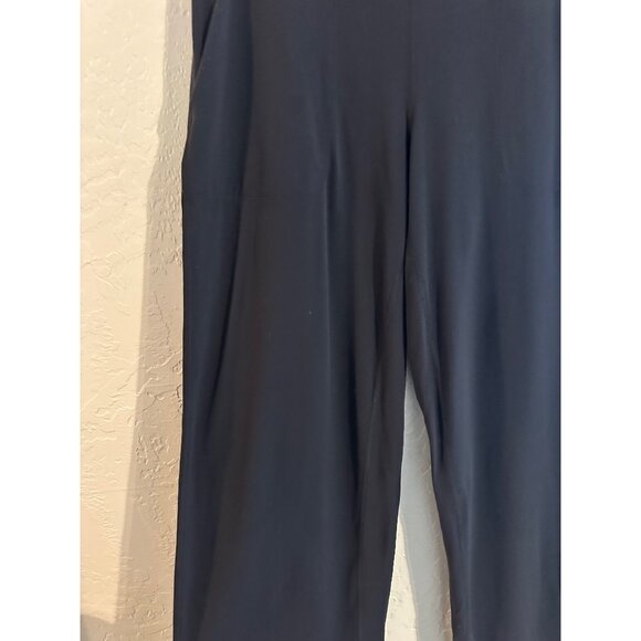 Lululemon Black Wide Leg Stretchy Waistband High Waisted Yoga Pants - Picture 4 of 10